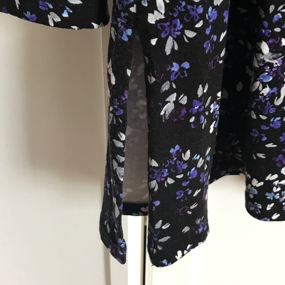 J. JILL Wearever Collection Floral Tunic Top Long Sleeve Women’s Size XL 1X - Picture 6 of 16